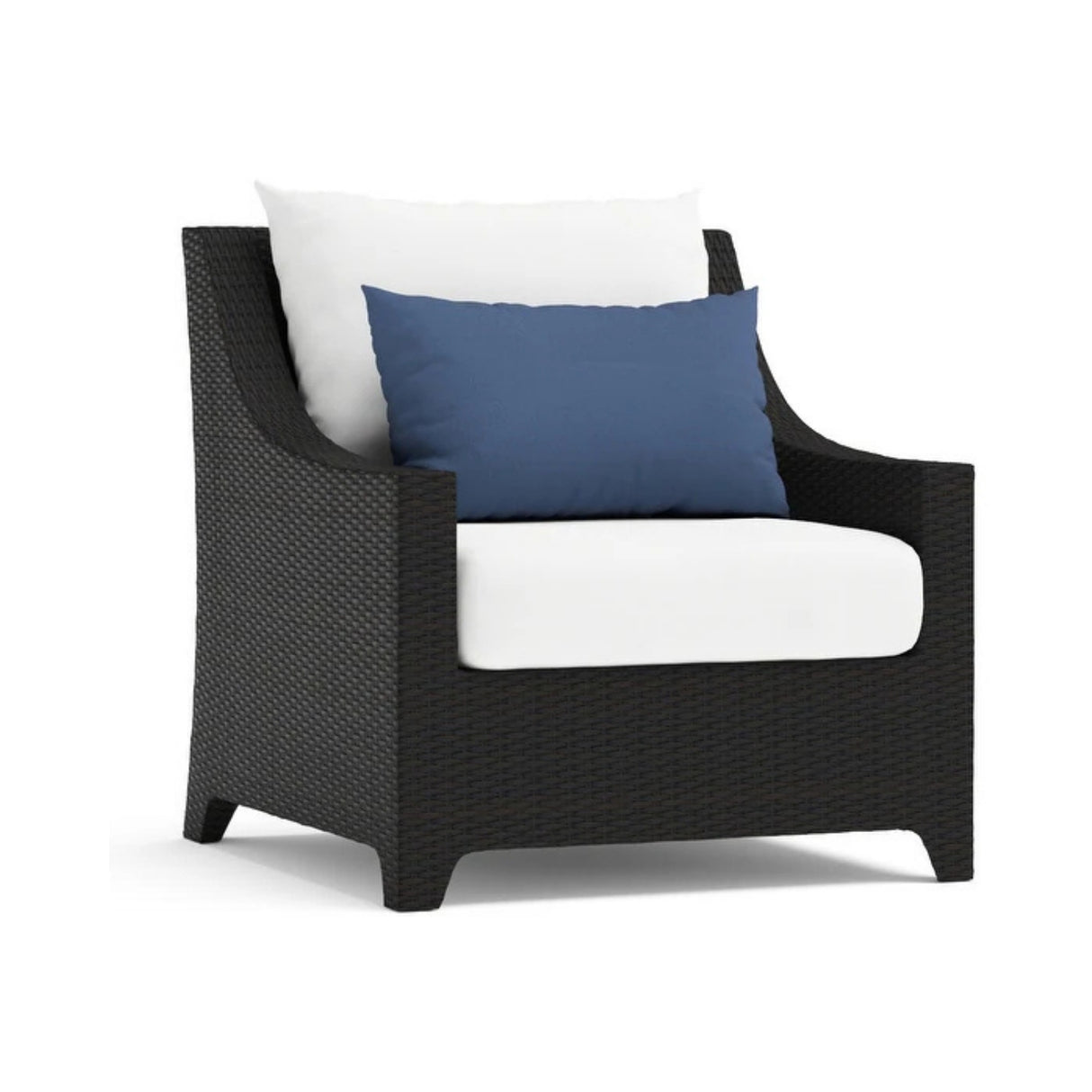 All Weather Outdoor Wicker Garden L-Shape Sectional Conversation Set