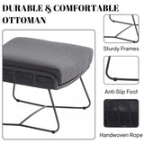Outdoor All-Weather Rope Footstool