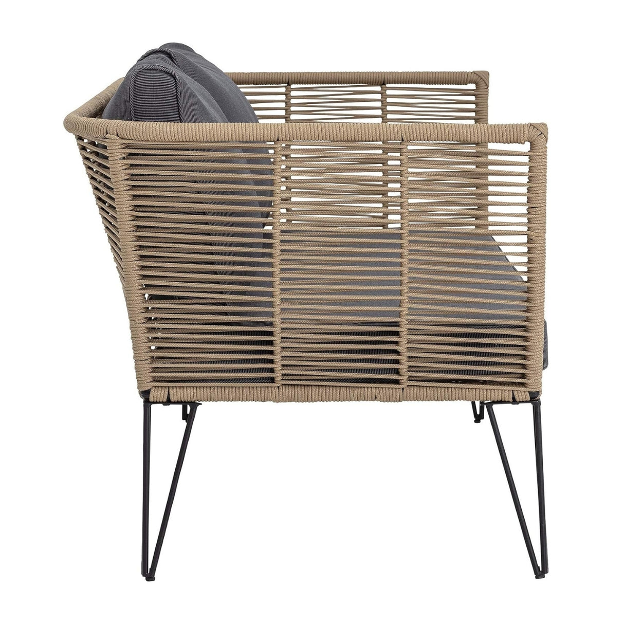 1-Piece Outdoor Rope Loveseat Sofa