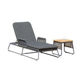 Outdoor Rope Lounge Chair With Side Table