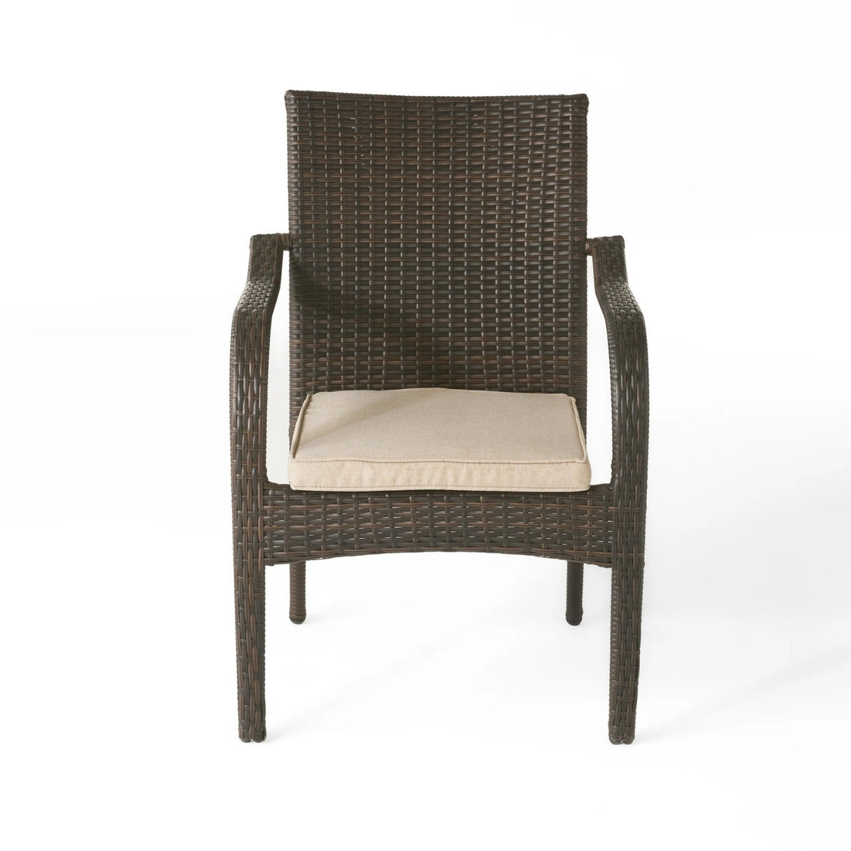 4-Piece Outdoor Rattan Wicker Patio Dining Chairs