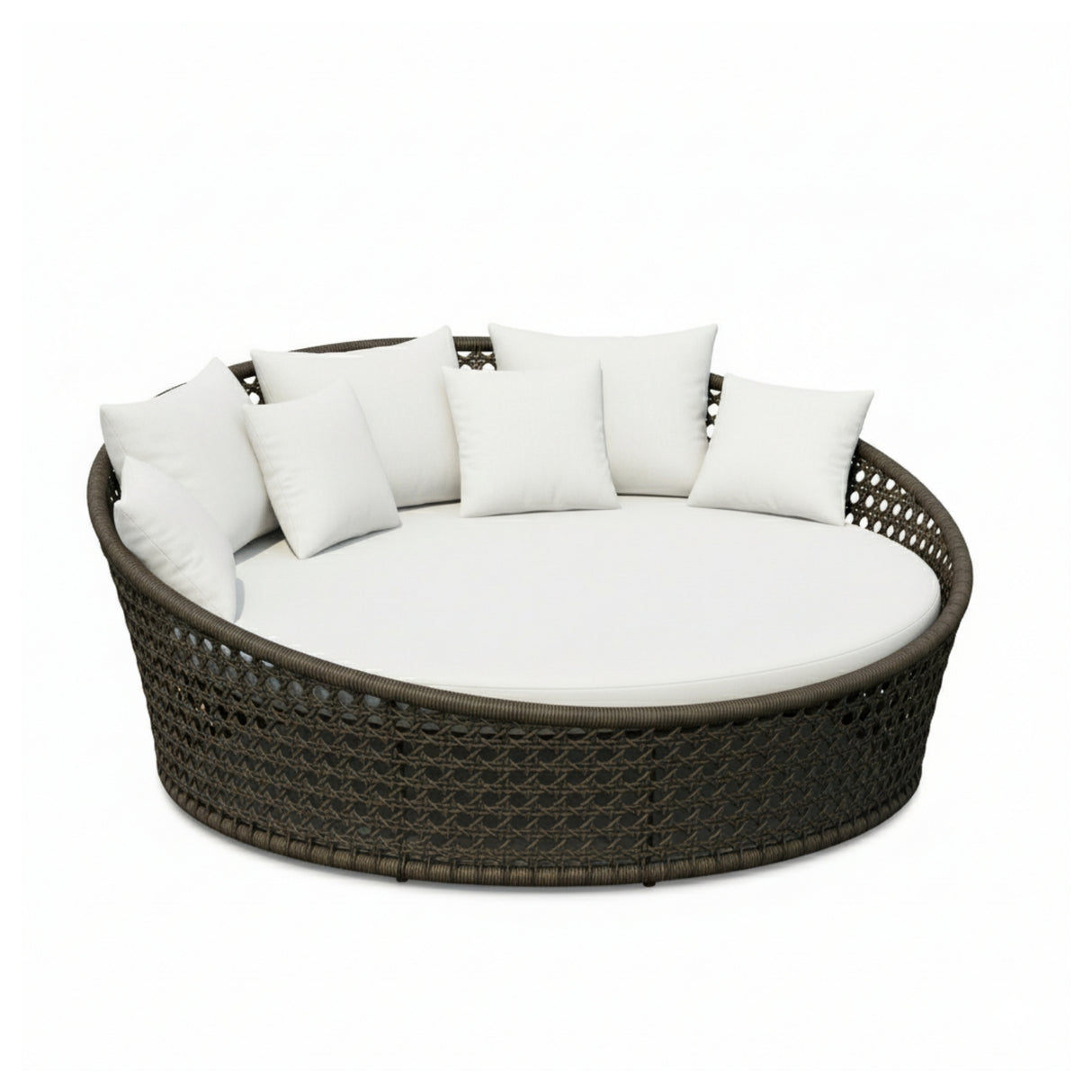 Outdoor Rope Round Patio Daybed Sofa