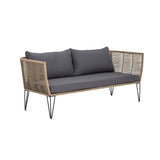 1-Piece Outdoor Rope Loveseat Sofa