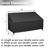 Outdoor Double Seater Sofa Cover