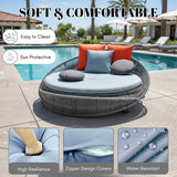 Outdoor Rope Round Patio Daybed Sofa