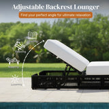 Outdoor All-Weather Rope Lounger with Cushions