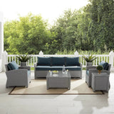 Outdoor Wicker 5-Seater Sofa Set