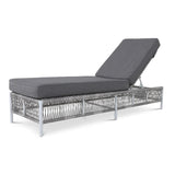 Outdoor Rope Lounge Chairs Set of 2 with Thick Cushions