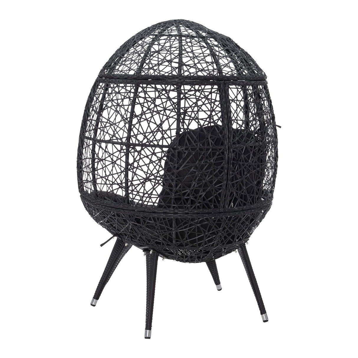 Outdoor All-Weather Wicker Egg Chair