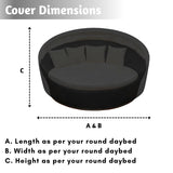 Outdoor Round Daybed Cover