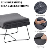 Outdoor All-Weather Rope Footstool