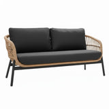 Outdoor 4 Seater Rope Conversation Sofa Set