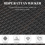Outdoor Rattan Wicker Patio Dining Chairs