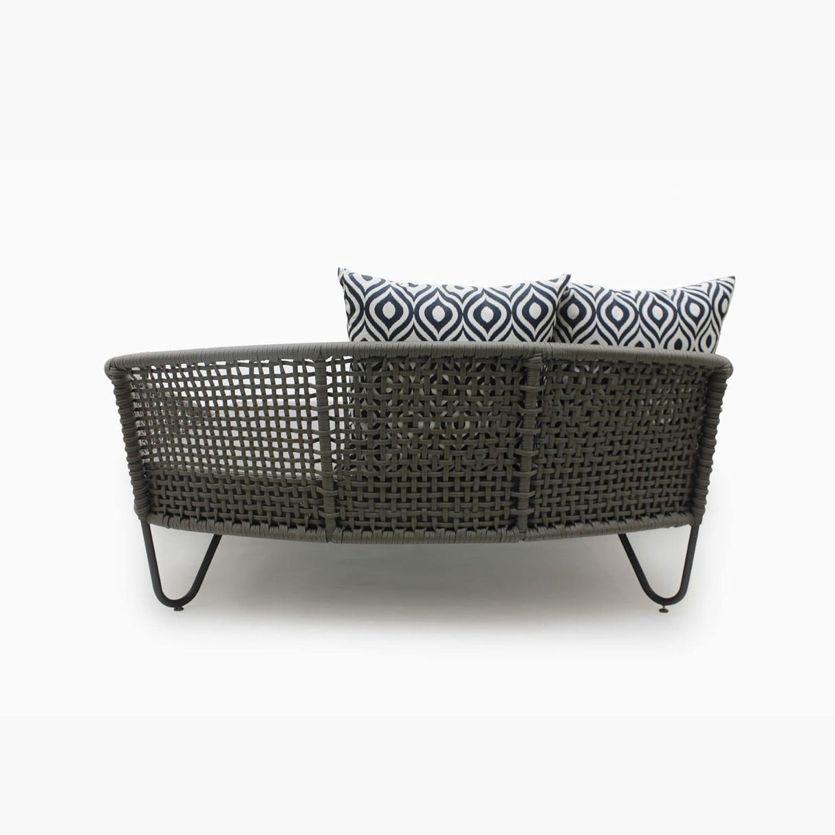 Outdoor Rope Patio Furniture Daybed (Grey)