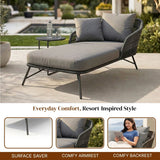 Outdoor Rope Patio Single Seater Daybed All Weather Furniture