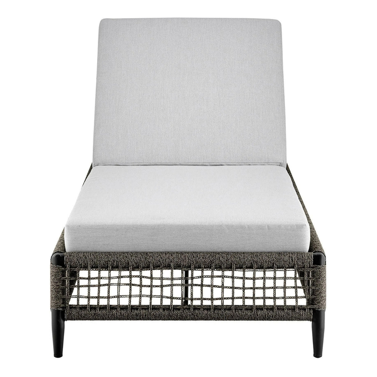 Outdoor All-Weather Rope Lounger with Cushions