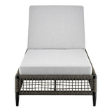 Outdoor All-Weather Rope Lounger with Cushions
