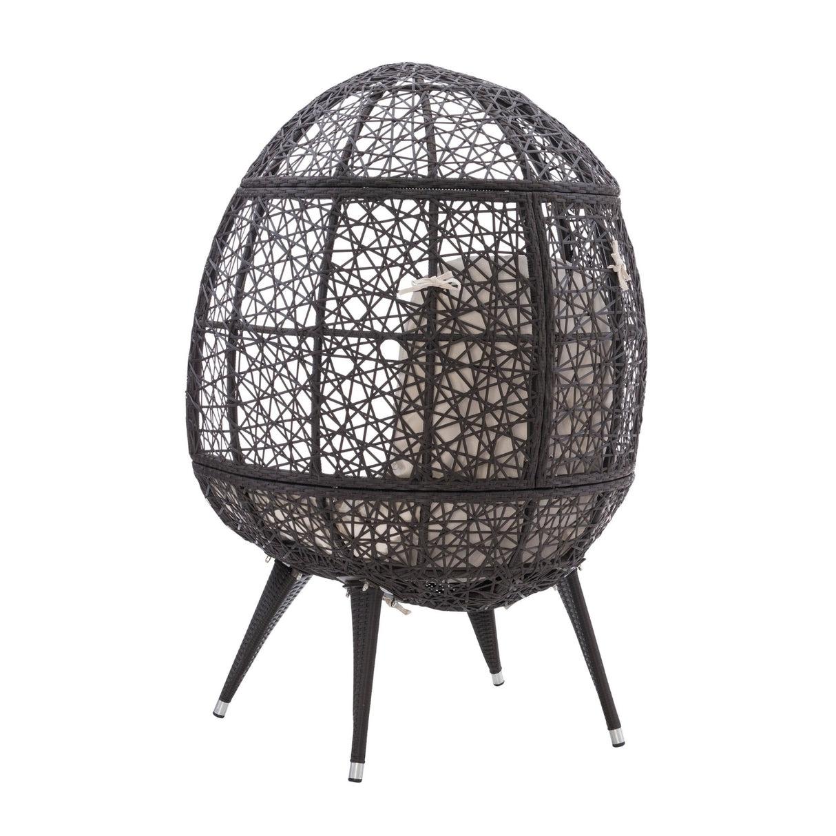 Outdoor All-Weather Wicker Egg Chair