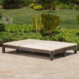 Outdoor All-Weather Rattan Wicker Chaise Lounge Chair Set of 2