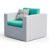 1-Piece Outdoor Wicker Single Seater Sofa