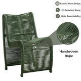 2-Piece Outdoor Rope Patio Chairs