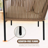 Outdoor 4 Seater Rope Sofa Set