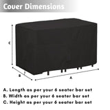 Outdoor 6+1 Bar Set Cover