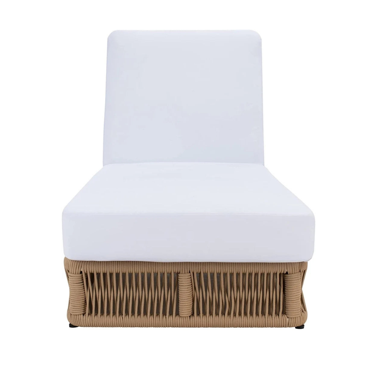 Outdoor All-Weather Rope Lounger with Cushions