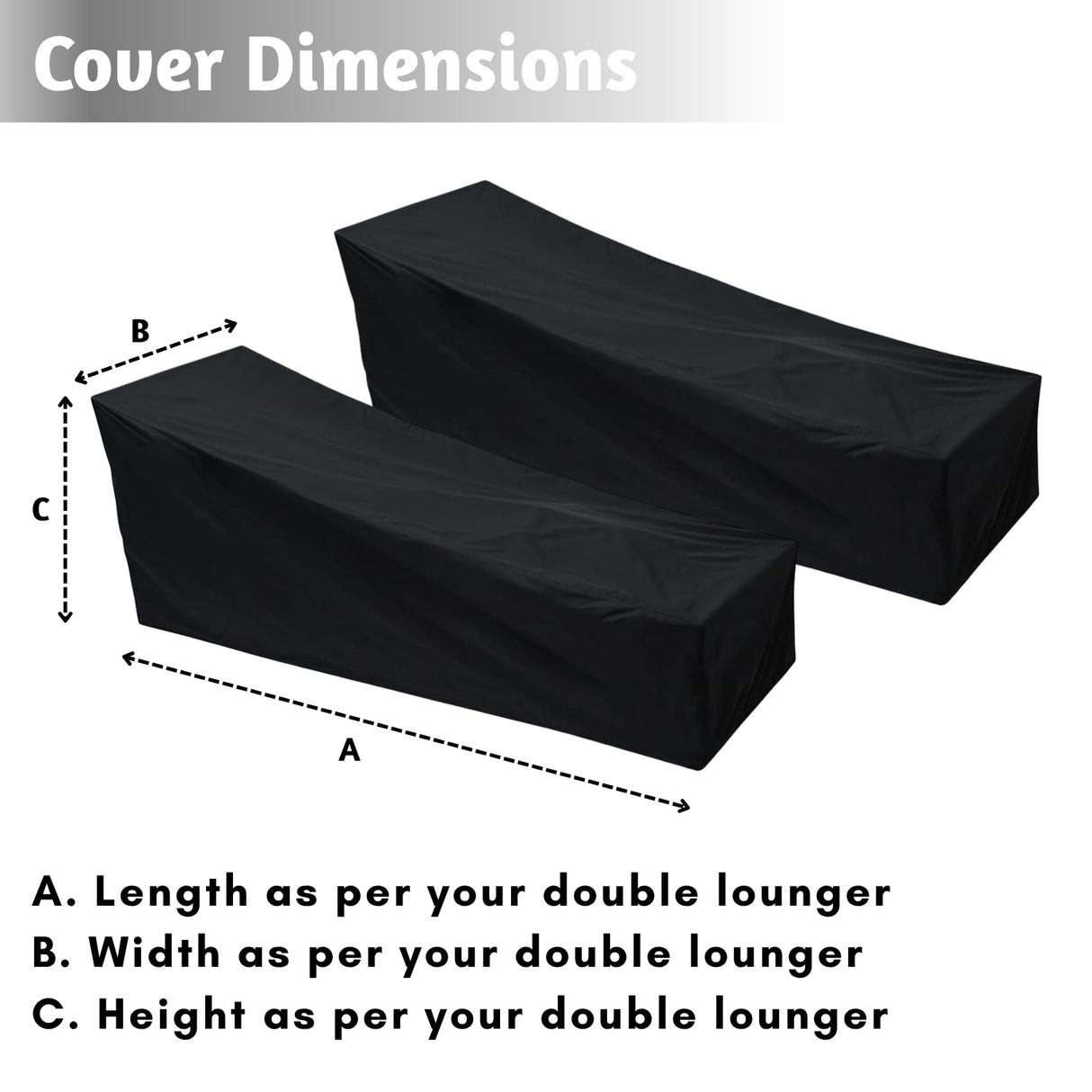 Outdoor Double Lounger Cover