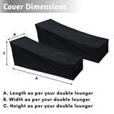Outdoor Double Lounger Cover