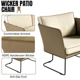 5-Piece All Weather Wicker Sofa Set
