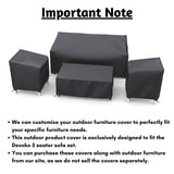 Outdoor Five Seater Sofa Cover