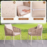 Outdoor Rope 5-Piece Patio Dining Set