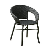 Outdoor Wicker 3-Piece Patio Set with Outdoor Umbrella