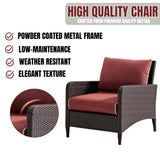 1-Piece Outdoor Wicker Single Seater Sofa