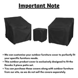 Outdoor 3-Piece Patio Set Cover