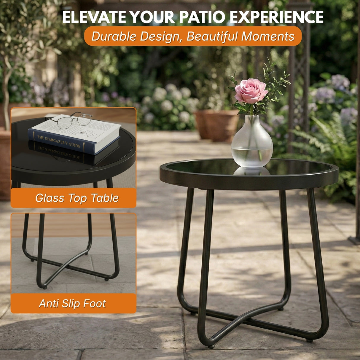 3-Piece Outdoor Patio Bistro Set