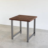 Modern Sheesham Wood Top End Table