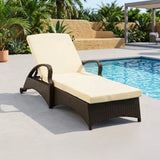 Outdoor All-Weather Wicker Lounger