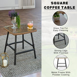 3 Piece Garden Outdoor Patio Furniture Set