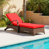 Outdoor All-Weather Wicker Lounger