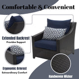 3-Piece Outdoor Rattan Wicker Patio Set