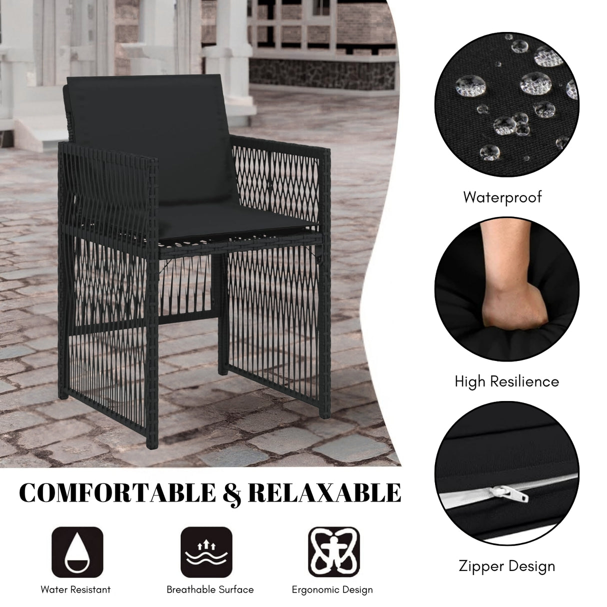 10 Seater Outdoor Rattan Wicker Dinning Set