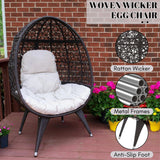 Outdoor All-Weather Wicker Egg Chair