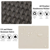 Outdoor All-Weather Wicker Lounger
