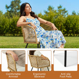 Outdoor Wicker 3-Piece Patio Set