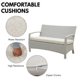 Outdoor Rattan Wicker 7-Seater Sectional Sofa Set