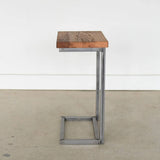 Solid Sheesham Wood C-Shape Corner Side Small End Table