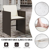 Outdoor Rattan Wicker Dinning Set 9-Piece