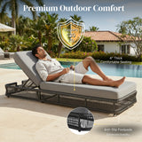 Outdoor All-Weather Rope Lounger Set of 2 (Grey)